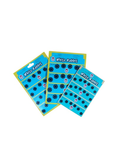 3 Boy Dikmeli Plastik Çıtçıt Seti - 72 Adet 10mm / 12mm / 15mm Siyah Dikmeli Çıtçıt