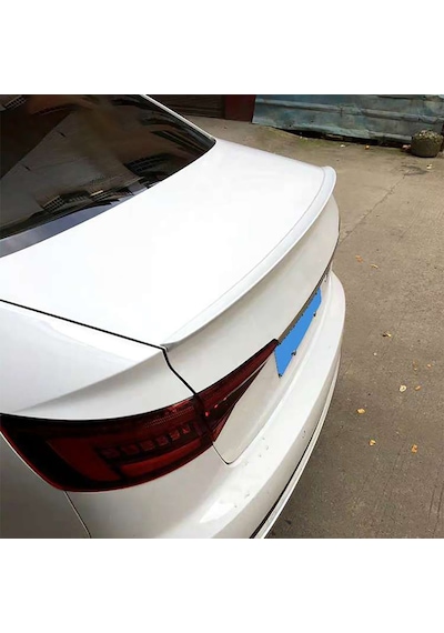 Audi A4 B9 S4 Bagaj Üstü Spoiler Parlak Siyah Spoyler Plastik İthal 2018+