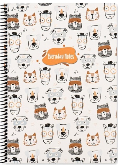 A4 Çizgili Defter Animal Friends Ozelalan1
