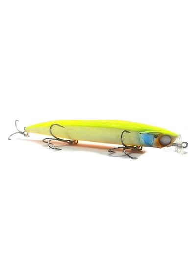Jackall Rada Minnow 114 Maket Balık - Chartreuse Back Pearl