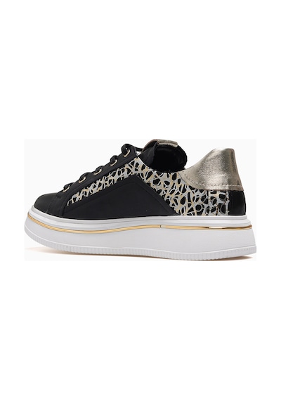 Mammamia Kadın Deri Günlük Sneaker Ayakkabı 26y D26ya-3885 Siyah Siyah