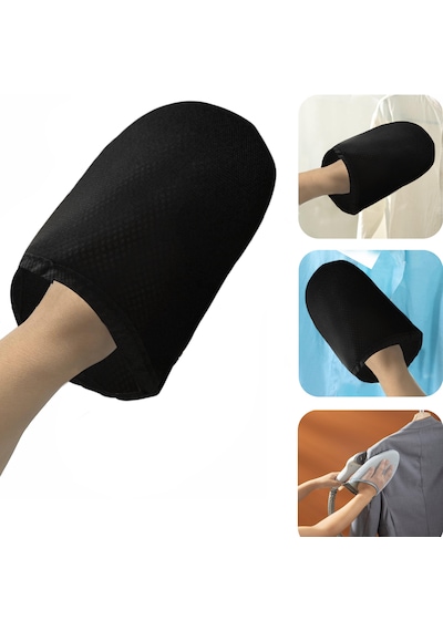 Microcase Dikey Buharlı Ütülerle Uyumlu Isıya Dayanıklı Mini El Ütüsü Pedi - Al5314 1 Adet Siyah - 2 Adet
