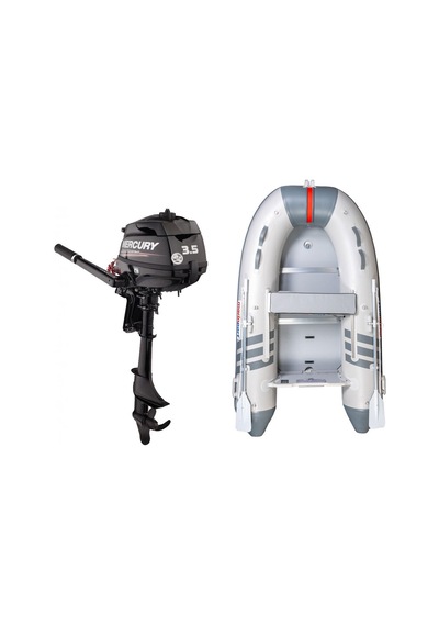 Marinport 2.70 Ahşap Taban Şişme Bot + Mercury 3.5 Hp Deniz Motoru