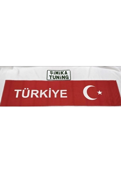Ayyıldız Türkiye Kırmızı Otomobil Torpido Havlusu Göğüs Halısı