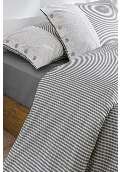 Özdilek Natural Line Battal Boy Nevresim Takımı Gri
