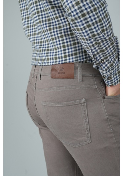 Bisse Bej Gabardin Pamuk 5 Cepli Spor Pantolon Pns24k24004 D07 Bej