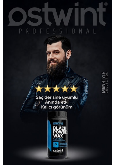 Ostwint Professional Siyahlaştırıcı Şekil Verici Topik Etkili Pudra Wax 20 G