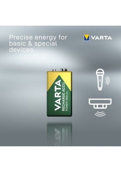 9v Şarj Edilebilir Pil, 200mah Kapasiteli
