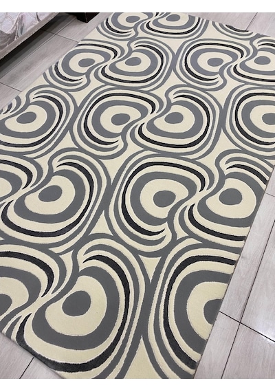 Saray Halı Vizyon 11338 Ws 200X300 Gri Krem 6 M2 Sık Halı !