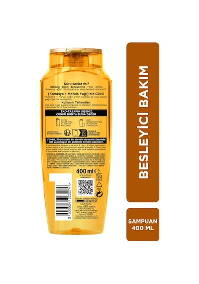 ELSEVE 3'lü L'Oréal Paris Elseve Mucizevi Yağ Besleyici Bakım Şampuanı 400 ml