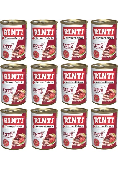 Rinti Ördekli Gurme Köpek Konservesi 400 G X 12 Adet