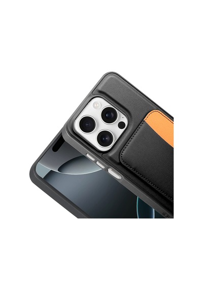 Xiaomi Redmi 15c Uyumlu Kartlıklı Süni Deri X-kart Cüzdan Silikon Kapak Siyah