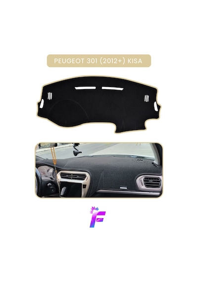 Peugeot 301 2012+ Kısa Kasa Uyumlu Torpido Örtüsü Çatlama Ve Isıya Karşı Tam Koruma T79 Torpido Halısı