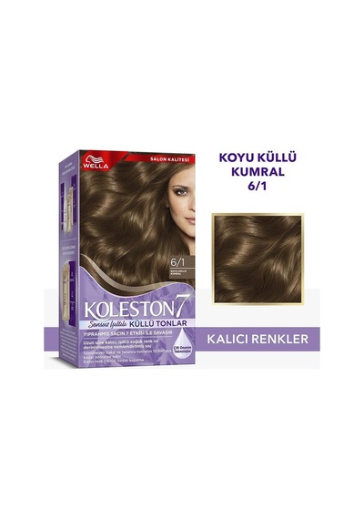 Koleston Supreme Kit 6/1 Koyu Küllü Kumral Saç Boyası