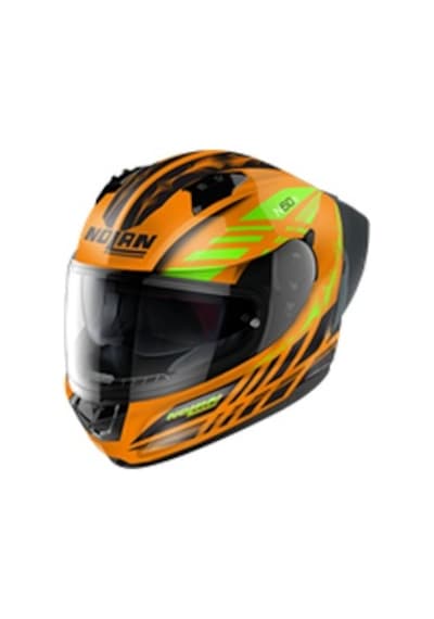Nolan N60-6 Sport Hotfoot 027 Motosiklet Kaskı Siyah Turuncu