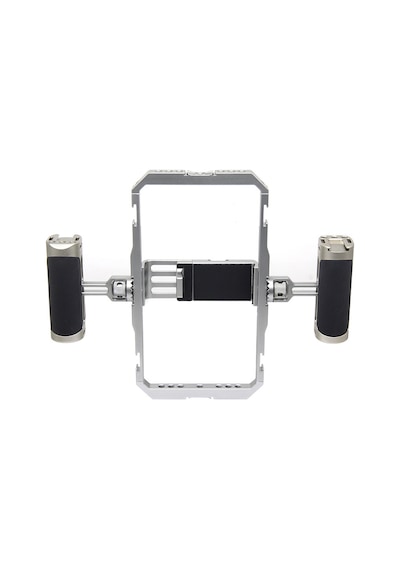 Gdx Phn-08 Profesyonel Video Rig Çift Tutacaklı Metal Telefon Kafesi Vlog Ekipmanı