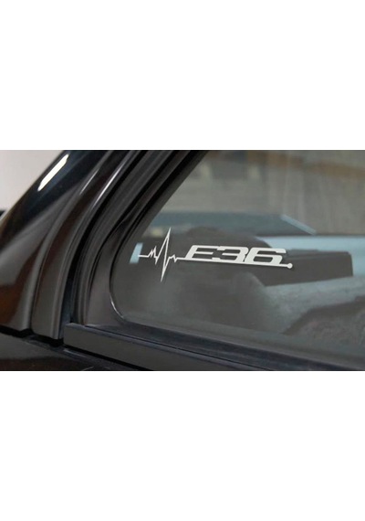 E53 E61 E63 E64 Kelebek Cam Sticker Etiket Yapıştırma 2 Ad