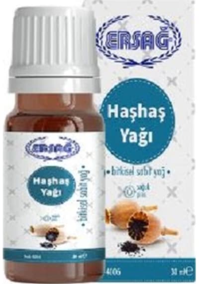 Ersağ Haşhaş Bitkisel Yağ 30 Ml