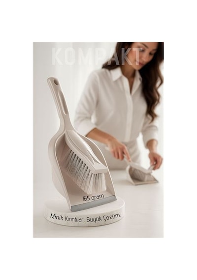Zenvac Profesyonel Masa Üstü Faraş Fırça Seti Pratik Mini Süpürge Ev Ofis Mutfak Temizleme Seti Zenvac29 Renkli
