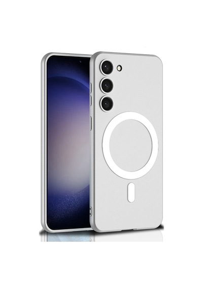 Galaxy S23 Plus Kılıf Wireless Şarj Özellikli Zore Kıpta Magsafe Silikon Kılıf