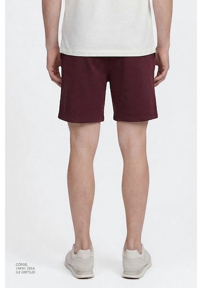 AC&Co / Altınyıldız Classics Erkek Bordo Pamuklu Rahat Nefes Alabilen 2 İplik Cepli Örme Standart Fit Normal Kesim Şort Bordo AC&Co / Altınyıldız Classics Erkek Bordo Pamuklu Rahat Nefes Alabilen 2 İplik Cepli Örme Standart Fit Normal Kesim Şort Bordo