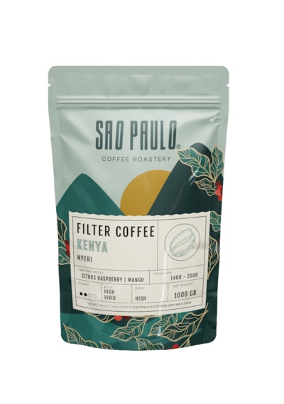 Sao Paulo Kenya Fılter Coffee 1000 Gram Filtre