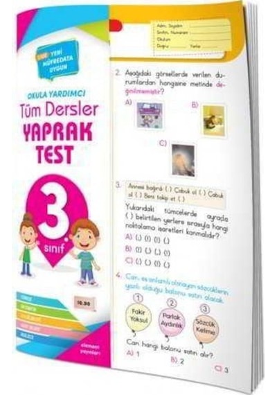 Element 3.Sınıf Tüm Dersler Yaprak Test