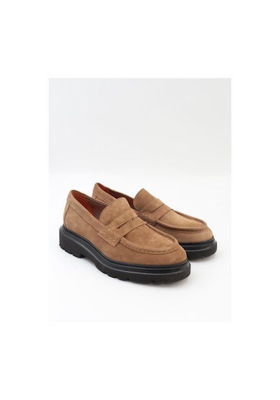Freefoot 54082 Vizon Eskitme Süet Makosen Günlük Erkek Ayakkabı Vizon-nubuk