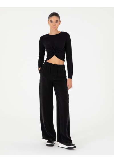 Pierre Cardin Kadın Siyah Bluz Örme 50296410-vr046 Siyah