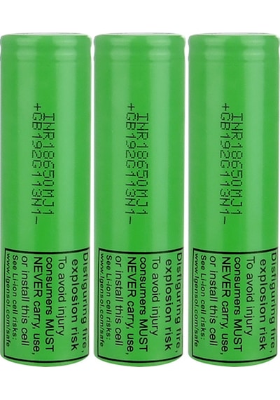 LG Uyumlu Chem Inr18650mj1 - 3.7v 3500mah Li-ion Şarjlı Pil - 10a 3 Lü P