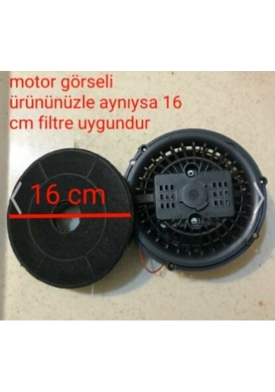Hibsan 8062 Sürgülü Aspiratör Karbon Filtresi 2 Adet - 493192975
