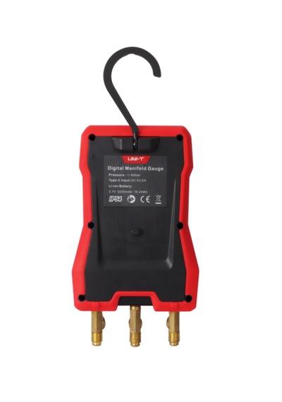 Unı-t Ut336e Kıt Kablosuz Sıcaklık Kelepçeli Dijital Manifold Ölçüm Cihazı 60 Bar