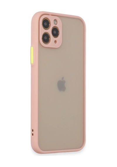 Bezos İphone 11 Pro Uyumlu Kılıf Montreal Silikon Kapak - Pembe Mmbz