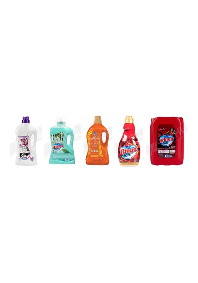Bingo Yüzey Tem. Fresh 2.5 Lt + Yüzey Tem. Fresh 2.5 Lt + Giysi Şampuanı 4l + Soft Yumuşatıcı 1440 Ml + Yumuşatıcı Soft 5 L5'lü Set Diğer