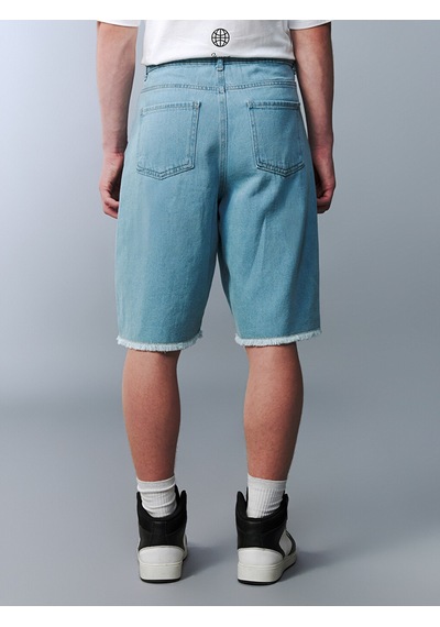 Lcw Kids İndigo Genç Erkek Jean Bermuda