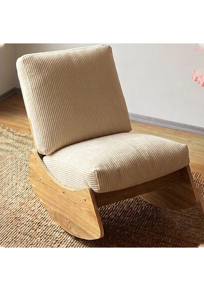 Comfort Sallanır Koltuk Tv Koltuğu Sallanan Berjer Sandalye Krem
