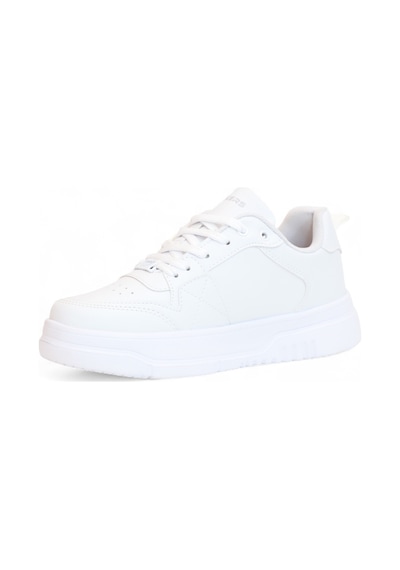 2227-wickers Air Force Modeli Anatomik Tabanlı Üst Kalite Unisex Sneakers Ayakkabı Beyaz