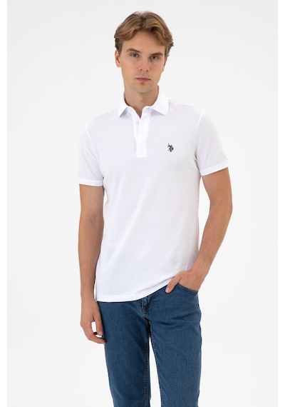 U.S. Polo Assn. U.s. Polo Assn. Erkek Beyaz Tişört Basic 50306015-vr013
