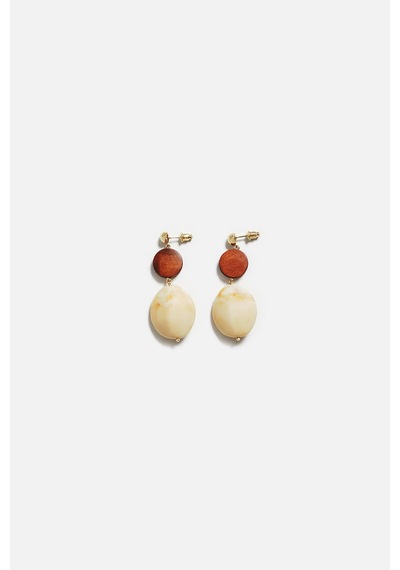 Oval Sallantılı Küpe Gold 30393514