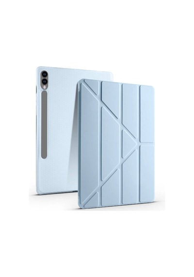 Galaxy Uyumlu Tab S9 Plus Kılıf Zore Tri Folding Kalem Bölmeli Standlı Kılıf