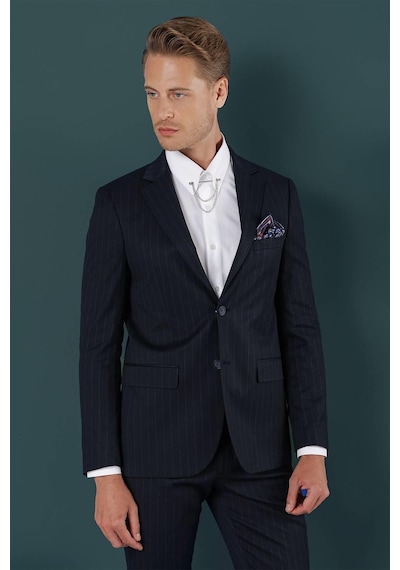 Efor C 652 Slim Fit Lacivert Spor Ceket Lacivert