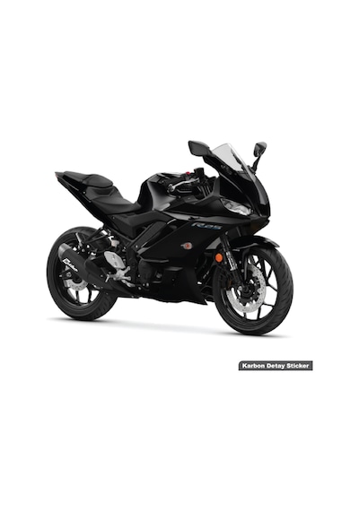 Yamaha Yzf-r25 2019-2025 Grenaj Arkası Karbon Sticker Etiket Mode
