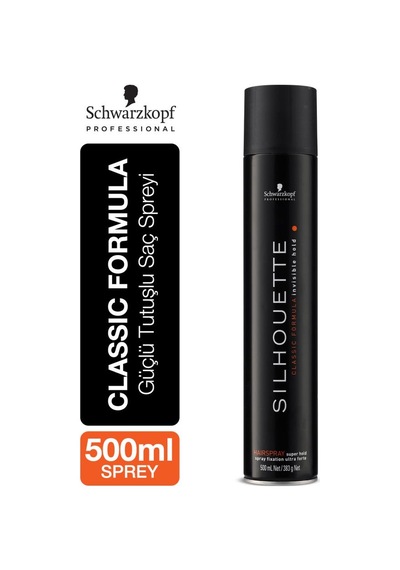 Schwarzkopf Süper Tutucu Sprey 500ml Siyah