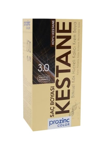 Prozinc Color Amonyaksız Bitkisel Kalıcı Saç Boyası