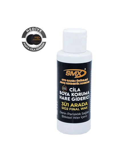 3'ü 1 Arada Cila-boya Koruma-hare  100 Ml + Pasta Cila Süngeri