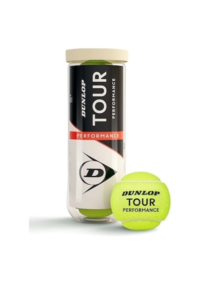 Dunlop Tour Performance 3'lü Tenis Topu - Vakum Ambalajlı 601622