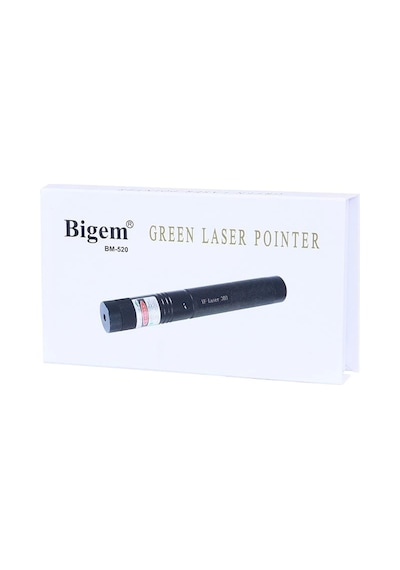 Şarjlı Yeşil Lazer Pointer 1000mw Bm-520 Çok Renkli