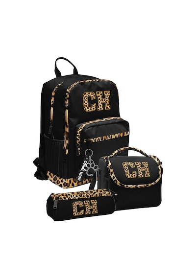 Coral High Siyah Kahverengi Leopar Ch Desenli Kız Çocuk İlkokul Ve Ortaokul Üçlü Okul Çanta Seti Setygn33228a Çok Renkli Coral High Siyah Kahverengi Leopar Ch Desenli Kız Çocuk İlkokul Ve Ortaokul Üçlü Okul Çanta Seti Setygn33228a Çok Renkli