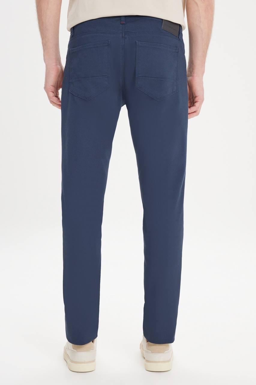 AC&Co / Altınyıldız Classics Erkek Lacı Slim Fit Dar Kesim 5 Cep Armürlü Esnek Pantolon Lacivert AC&Co / Altınyıldız Classics Erkek Lacı Slim Fit Dar Kesim 5 Cep Armürlü Esnek Pantolon Lacivert