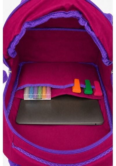 Quovo Kawaii Bag Club Kore Tarzı Full Aksesuarlı Ortopedik Günlük Yeni Okul Sırt Çantası Mor